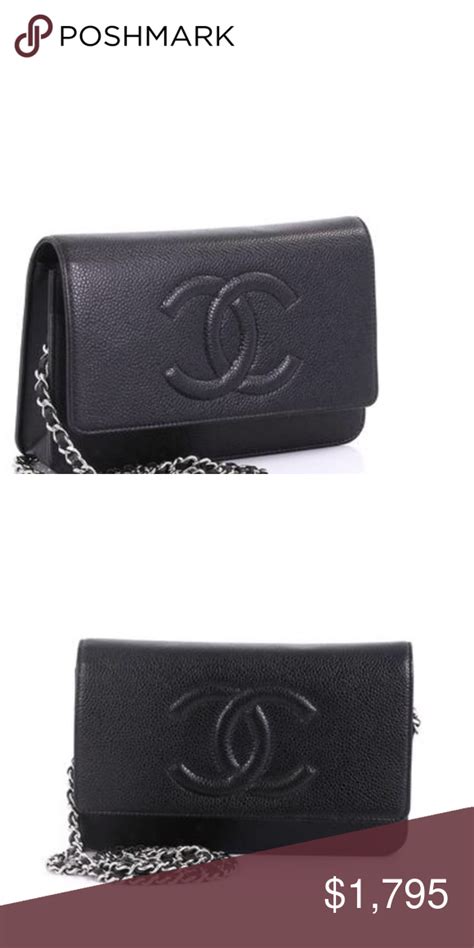 chanel wallet on chain snap closure|authentic Chanel wallet on chain.